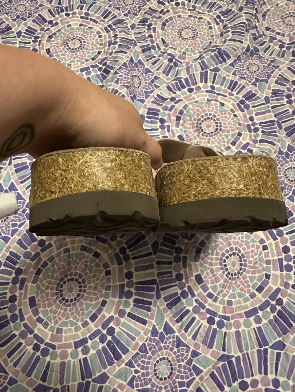 Birkenstock Arizona Soft Pink Suede Double-Strap Sandals Size 39 - Picture 4 of 5